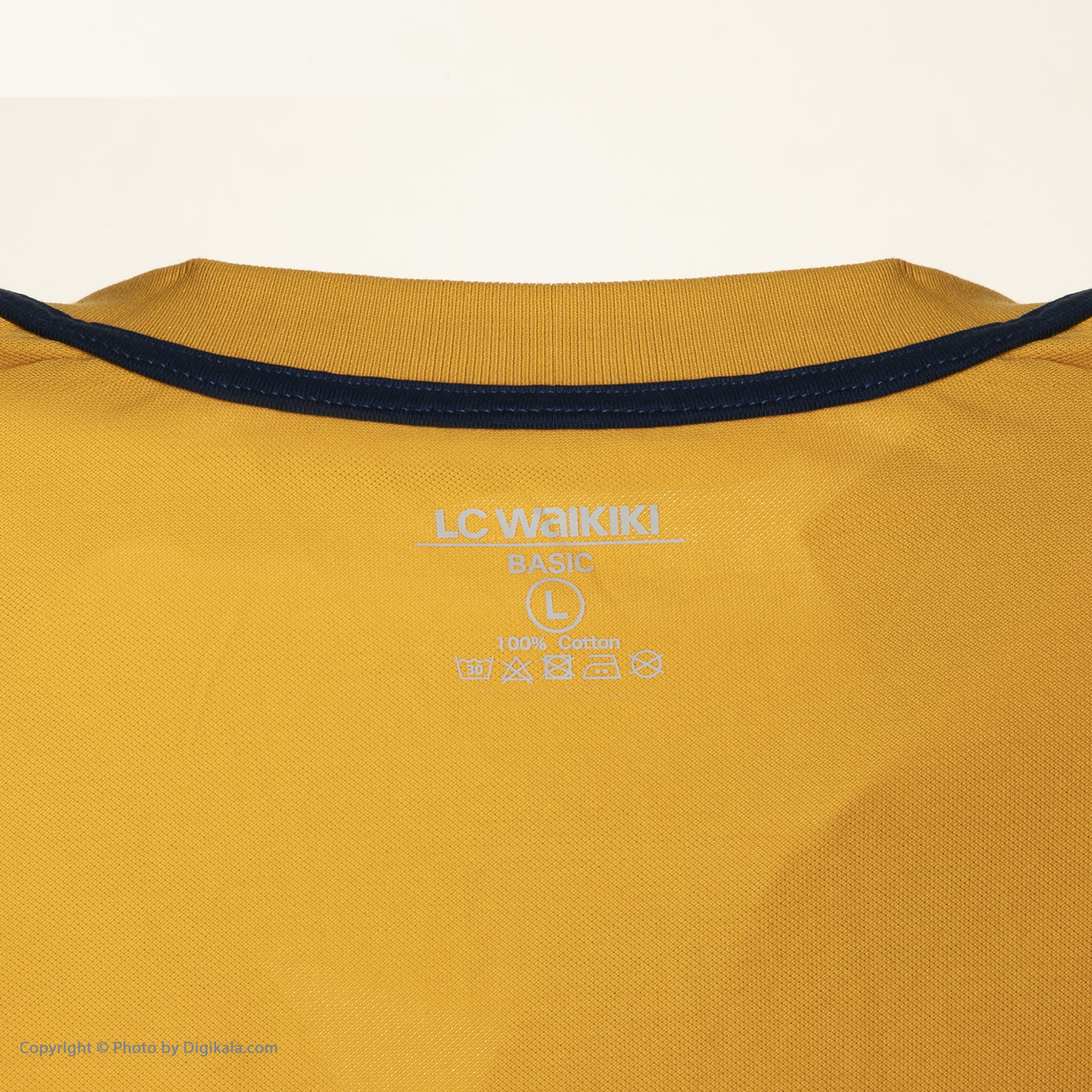 پولوشرت آستین کوتاه مردانه ال سی وایکیکی مدل S287928Z8-DLG-DARKYELLOW - تصویر 4