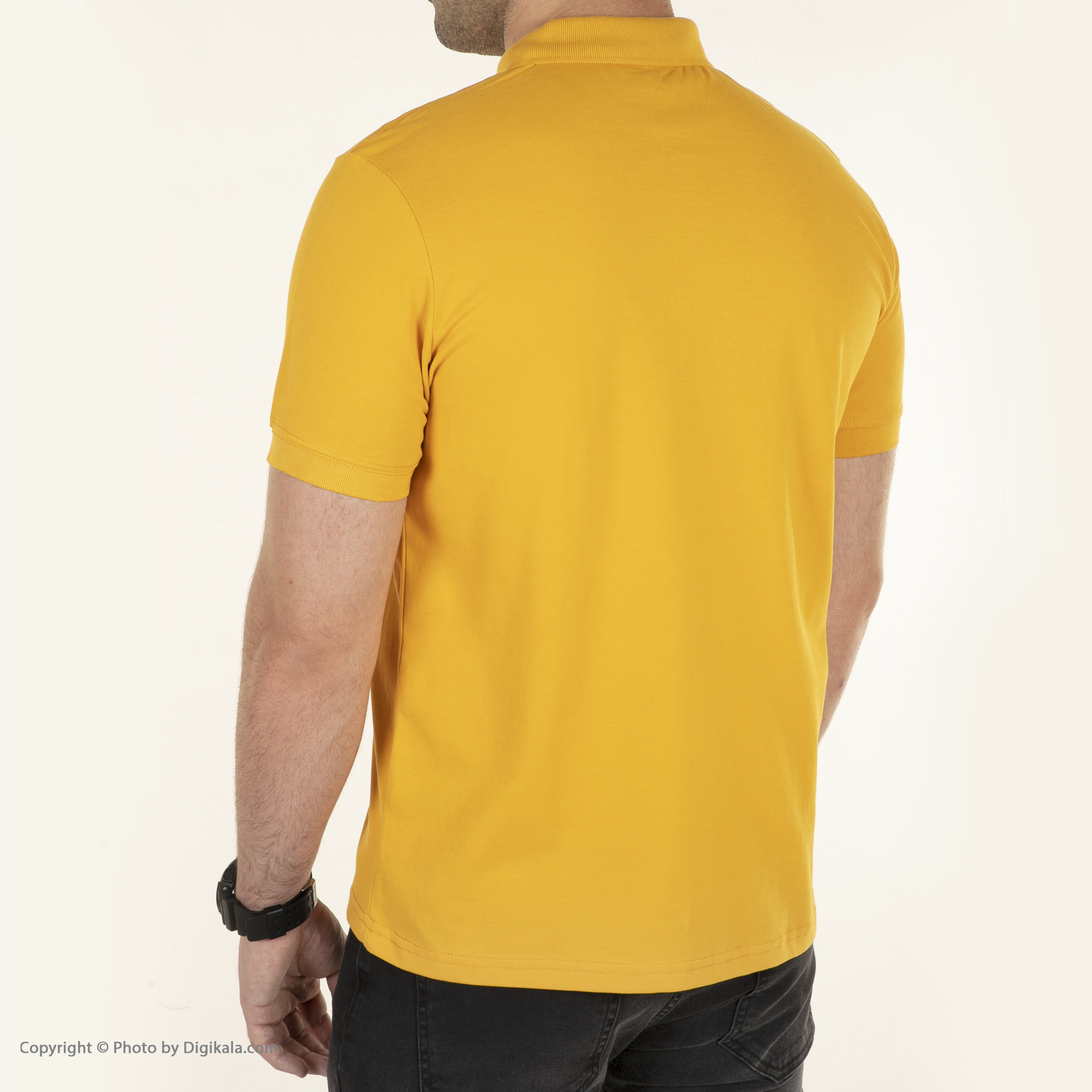 پولوشرت آستین کوتاه مردانه ال سی وایکیکی مدل S287928Z8-DLG-DARKYELLOW - تصویر 3
